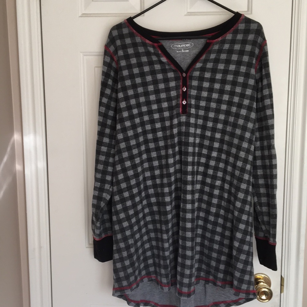 Thermal pajama dress